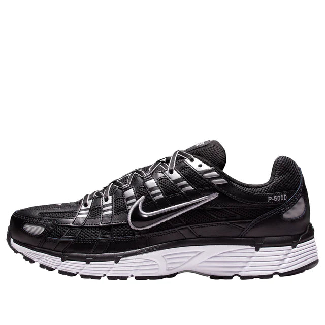 Nike P-6000 'Black White Metallic Silver'