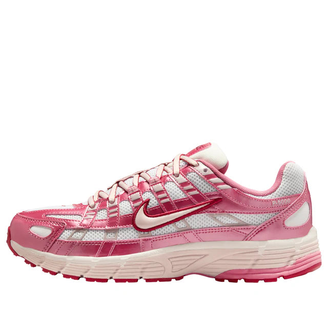 Nike P-6000 White Silt Red Peony