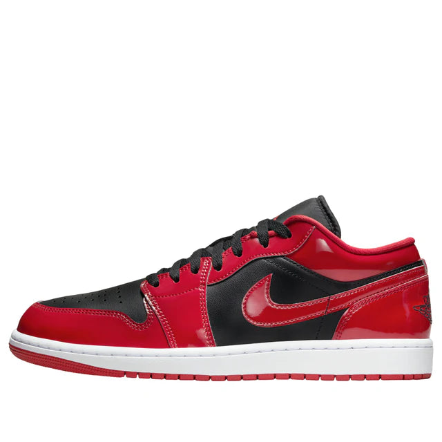 Air Jordan 1 Low SE Patent Varsity Red Black