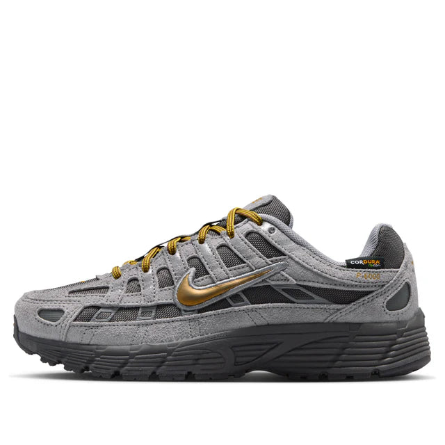 Nike P-6000 Premium 'Medium Grey Golden Hoops'